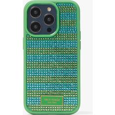 Kate Spade New York Striped Sequin Iphone 14 Pro Low Tide