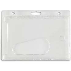 Extra Long Clear ID Badge Clip - IDville