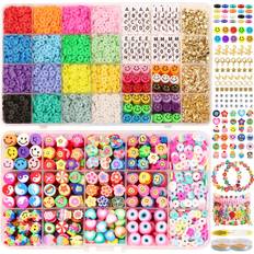 SHAFIRE 600Pcs Beads Set,Jewelry Making Kit,Girl DIY Bracelet Set