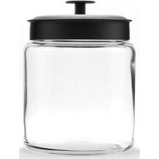 Anchor Hocking Glass Pumpkin Jar w/ Lid (2.2 Qt.)