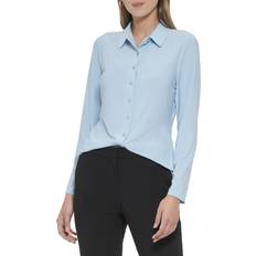 Tommy Hilfiger Women Blouses Tommy Hilfiger Women's Blouses FORGET Forget Me Not Button-Up
