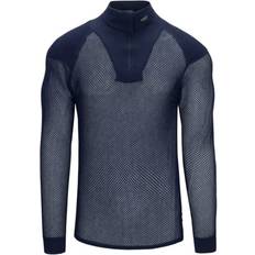 M - Unisex Pikéskjorter Brynje Super Thermo Zip Polo w/inlay Svart