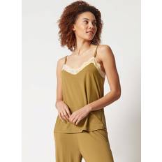 Damen - Gelb Nachtwäsche Skiny Spaghettishirt butternut