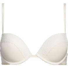 Calvin Klein Seductive Comfort Lace Push-Up Demi Bra - Desert