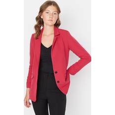 Rot Jacketts Trendyol Collection Collection Blazer Rot Regular Fit für Damen