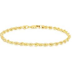 JAXXON 2.5mm Rope Gold Bracelet | 8
