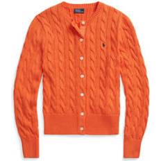 Damen - Orange Cardigans Polo Ralph Lauren Strickjacke orange