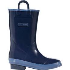 Rain Boots L.L.Bean Kids' Puddle Stompers Rain Boots Dark Royal Blue 12, Rubber/Cotton L.L.Bean