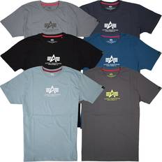 Alpha Industries Oberteile Alpha Industries Herren Basic T ML T-Shirt, Black