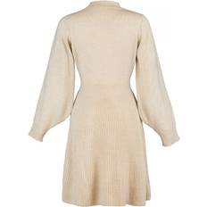 Beige - Herren Kleider Trendyol Collection WoMens Crew neck A-line Dress Beige