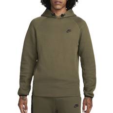 Nike Men's Sportswear Tech Fleece Pullover Hoodie - Medium Olive/Black