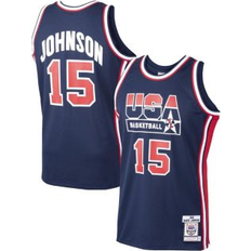 Fanprodukte Mitchell & Ness Men's Magic Johnson Navy USA Basketball Home 1992 Dream Team Authentic Jersey