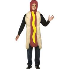 Costumes Rasta Imposta Adult Hot Dog Costume Red/Beige/Yellow