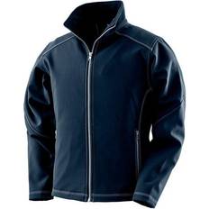 Jakker Result Work-Guard Treble Stitch Soft Shell Jacket Navy