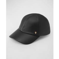 Skiing - Women Caps Ashley Leather Baseball Cap BLACK NAPPA