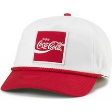 Clothing American Needle Men's White/Red Coca-Cola Roscoe Adjustable Hat