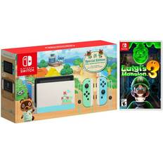 Nintendo Switch Games Luigi's Mansion 3 with Animal Crossing Bundle - Special Edition (Switch)