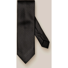 Herre - Svarte Slips Etón Silk Tie Evening Slips Sort