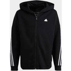 Hoodies Adidas Future Icons Kapuzenjacke Kinder 000 black/white 128 Schwarz/Weiß 128