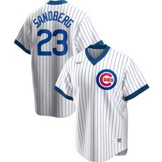 Chicago cubs jersey Nike Men's Ryne Sandberg White Chicago Cubs Home Cooperstown Collection Player Jersey