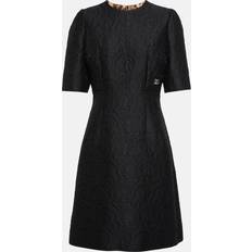 Dolce & Gabbana Polyester Dresses Dolce & Gabbana Floral jacquard midi dress black