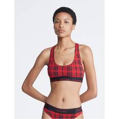 Calvin Klein Red Bras Calvin Klein Women's Modern Cotton Holiday Unlined Bralette Red