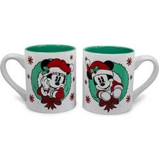 HOMe Set 6 Tazze Caffè Mickey E Minnie Xmas Cc 150