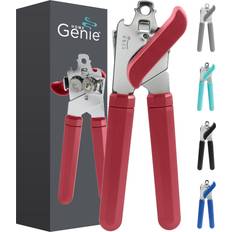 Stainless Steel Can Openers Genie Strong Manual Held Easy Turn Edge Can Opener