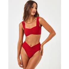 Red Bikini Tops Eco Chic Repreve Marlee Bikini Top Redwood