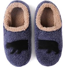 Men's Sherpa lined Slipper Socks with grippers