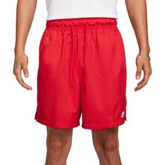 Nike Club Men's Woven Flow Shorts - University Red/White