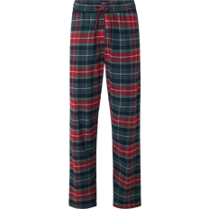 Ruter Nattøy Lexington Pyjamas Miranda Organic Cotton Checked Flannel Pajama Set Rød