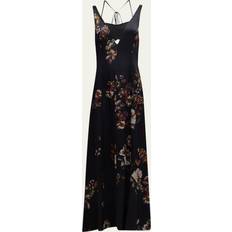 Long Dresses - Sportswear Garment Jason Wu Sleeveless Floral-Print A-Line Maxi Dress BLACK MULTI/BLACK