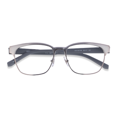 Metal - Unisex Glasses Arnette Unisex s square Silver Gray Metal Prescription Eyebuydirect s Waterly