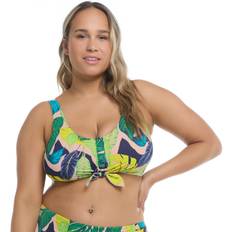 Blue - Men Bikini Tops Body Glove Women's Manoa Falls Kate Printed Scoop Bikini Top Navy Multi Navy Multi