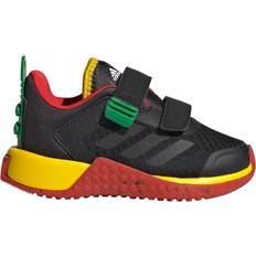 Adidas Kids' DNA x LEGO Two-Strap Hook-and-Loop Shoes