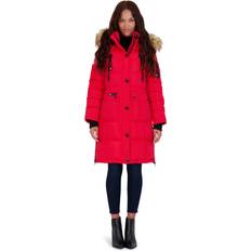 Red Coats Womens Faux Fur Heavyweight Puffer Coat