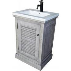 Rustic Style 24-inch Bathroom Vanity Driftwood