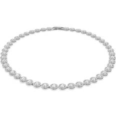 Wedding Rings - Women Jewelry Swarovski Angelic Necklace - Silver/Transparent