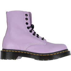 Dr. Martens Dame Snørestøvler Dr. Martens 1460 Women's Pascal Black Eyelet Lace Up Boots - Lilac