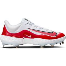 Nike Baseball Shoes Nike Men's Alpha Huarache Elite Low Baseball Cleats in White, FD2745-105