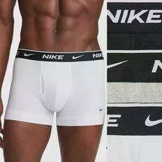 Nike White Men's Underwear Nike Men's Dri-FIT Essential 3-pack Stretch Trunks, XL, Clrs