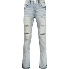PURPLE BRAND Destroyed jeans extra slim fit in ior indigo oil repair