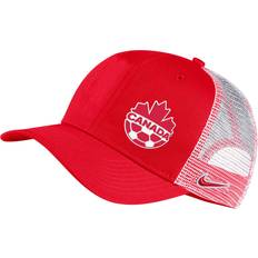 Nike Red Headgear Nike Men's Red Canada Soccer Classic99 Trucker Snapback Hat