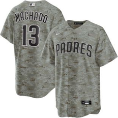 Sports Fan Apparel Nike Manny Machado San Diego Padres USMC Men's MLB Replica Jersey in Brown, T77003W9PY7-M13
