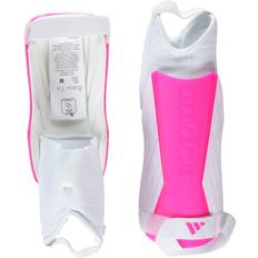 Adidas Shin Guards Adidas Unisex-Child Tiro Soft Ground Match Shin Guards, White/Team Shock Pink/White