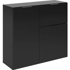 Schwarz Wandschränke FMD Dresser Sideboard Wall Cabinet