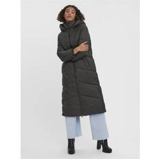 XL Mäntel Vero Moda Damen Steppmantel VMUppsala Long Coat 10270145 peat