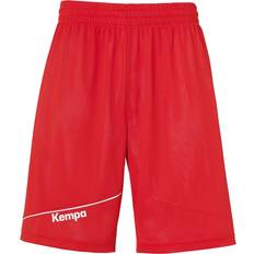 Rot - Unisex Shorts Kempa Herren Reversible Klassische Shorts, Rot/Weiß