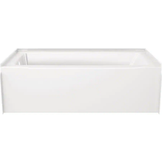 White Built-In Bathtubs Delta Classic (B23605-6032L-WH) 152.4x81.3